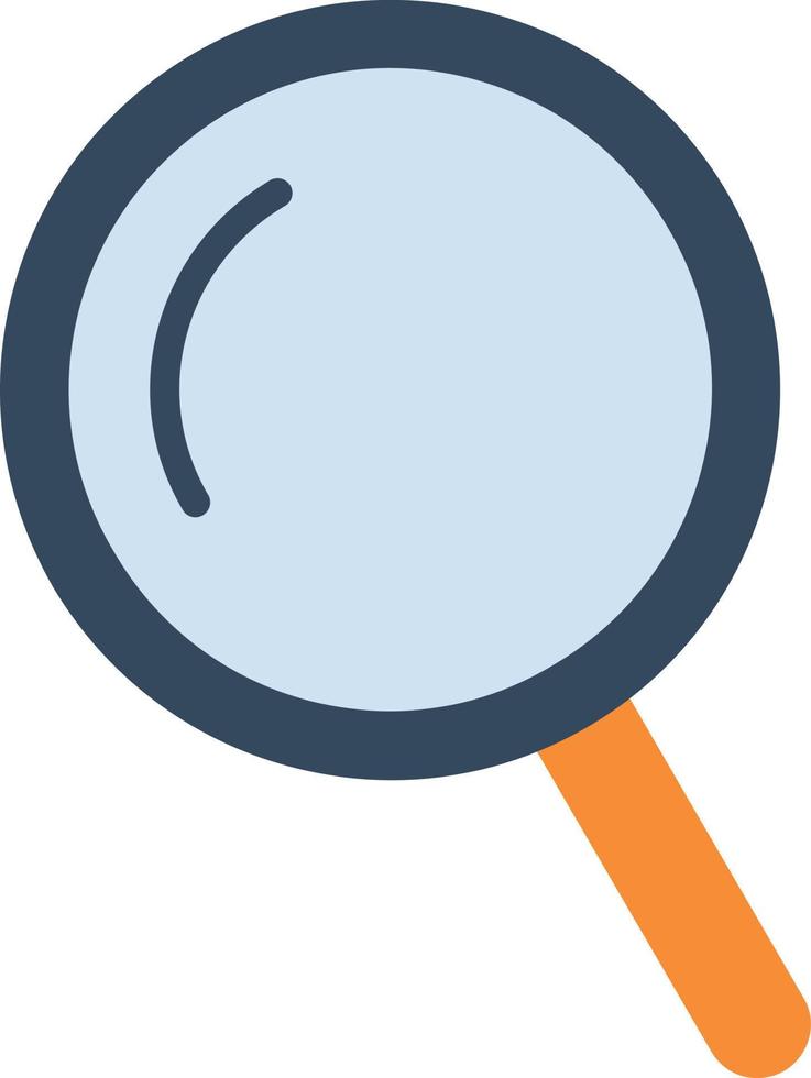 Magnifying Glass Flat Icon vector