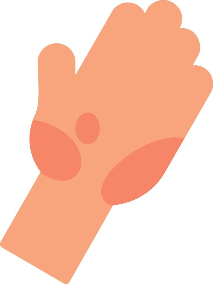 Dirty Hand Flat Icon vector