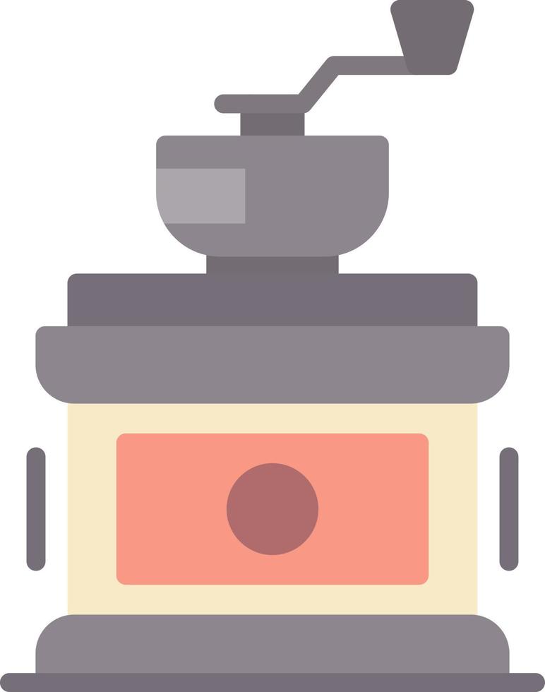 Coffee Grinder Flat Icon vector