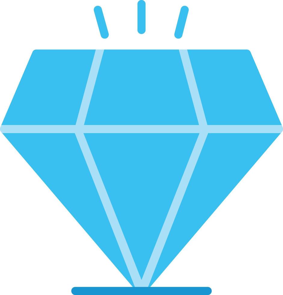 Diamond Flat Icon vector