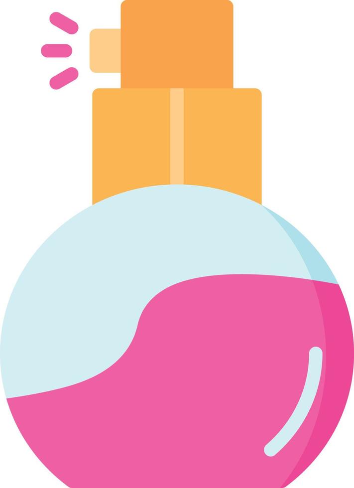 icono plano de perfume vector