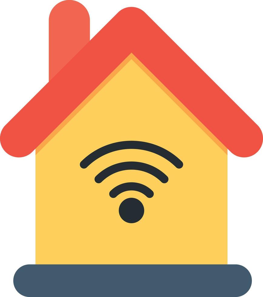 Smart Home Flat Icon vector