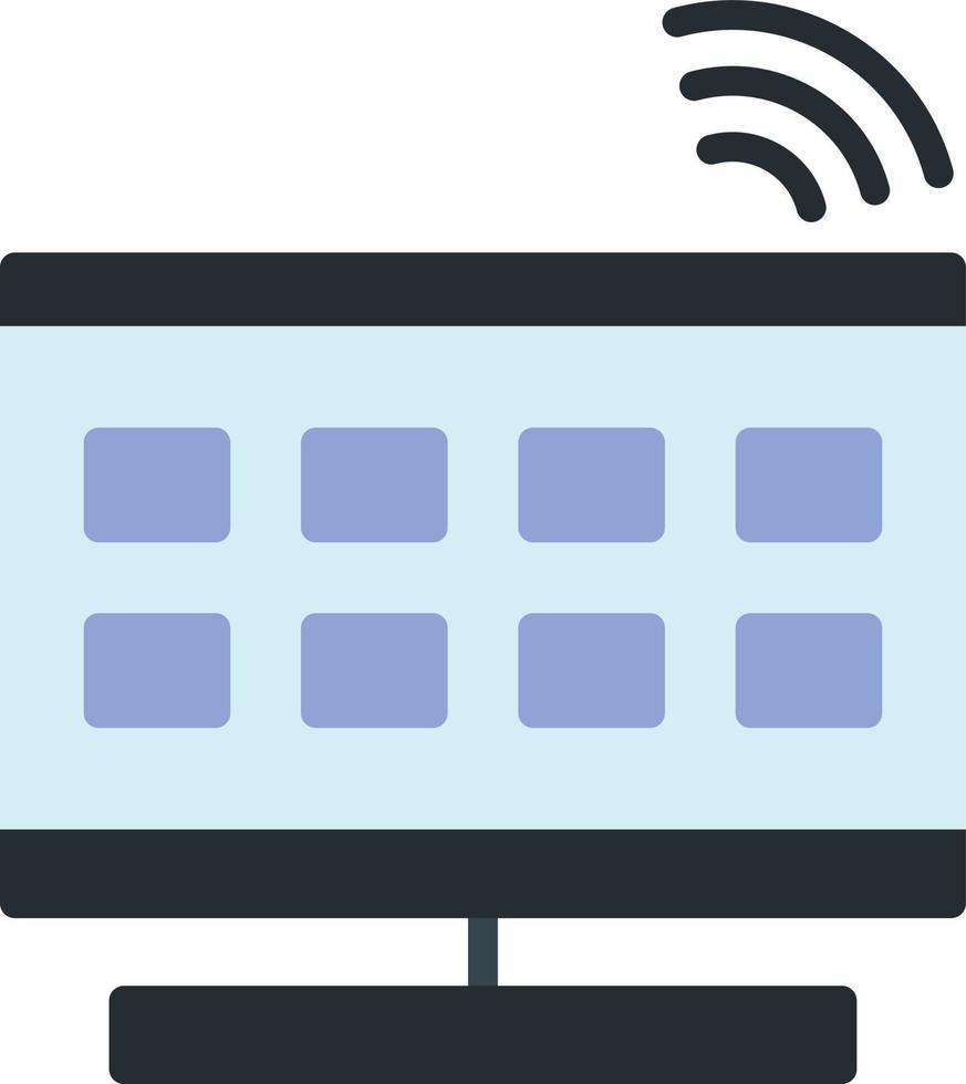 Smart Tv Flat Icon vector