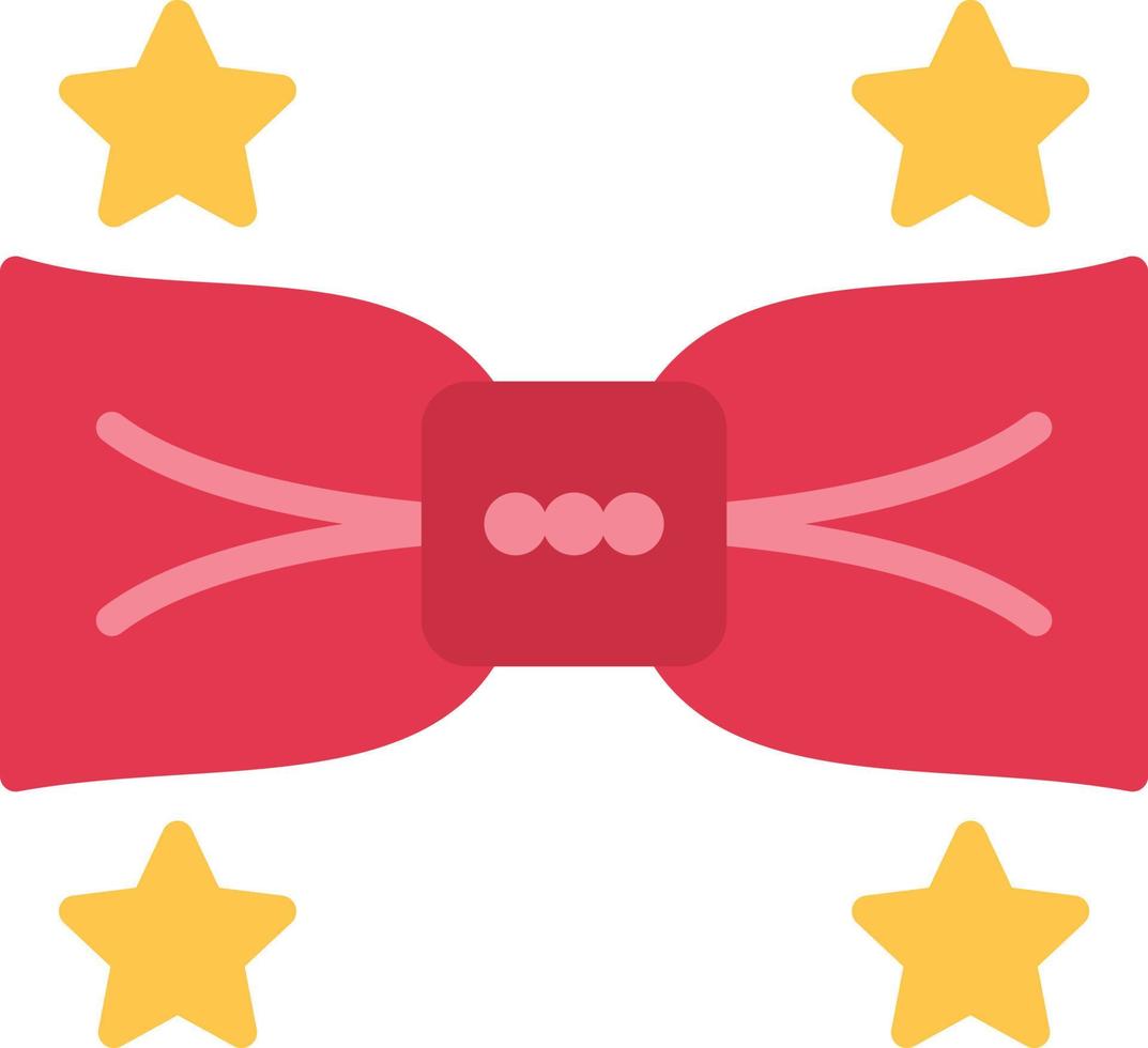 Bow Tie Flat Icon vector