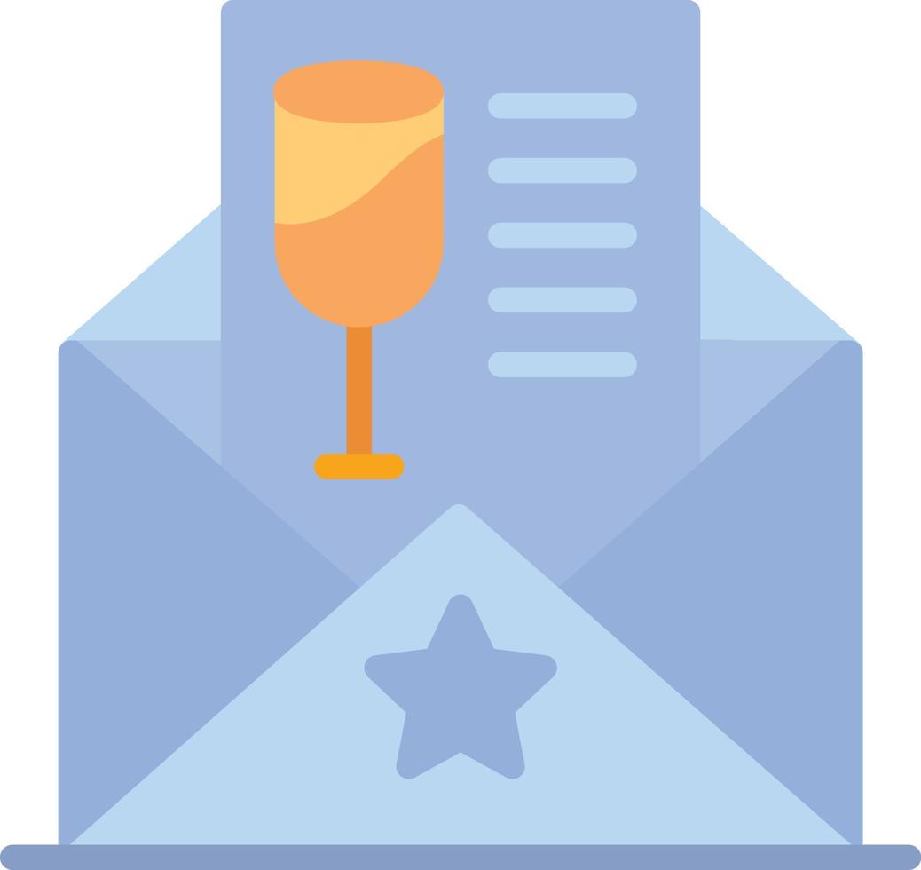 Invitation Flat Icon vector