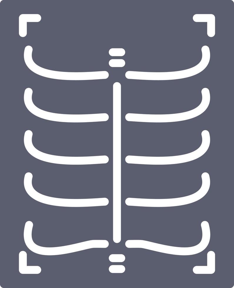 Xray Flat Icon vector