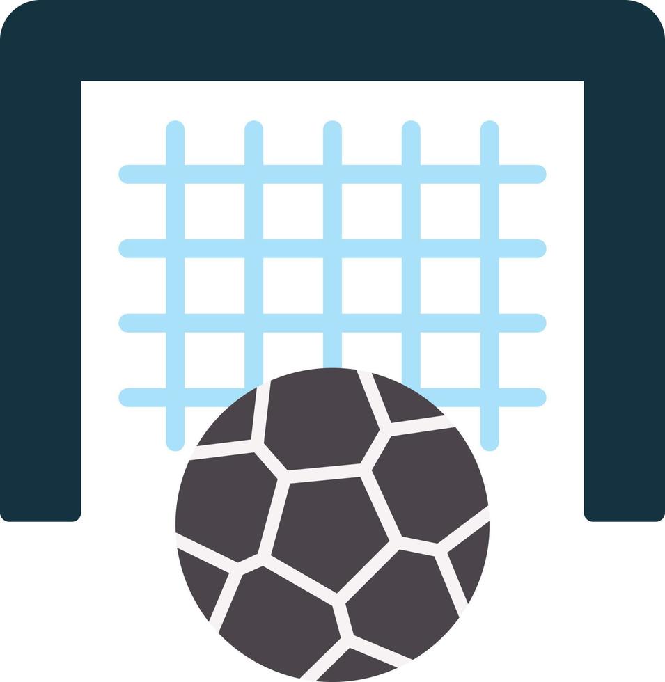 Goal Post Flat Icon vector