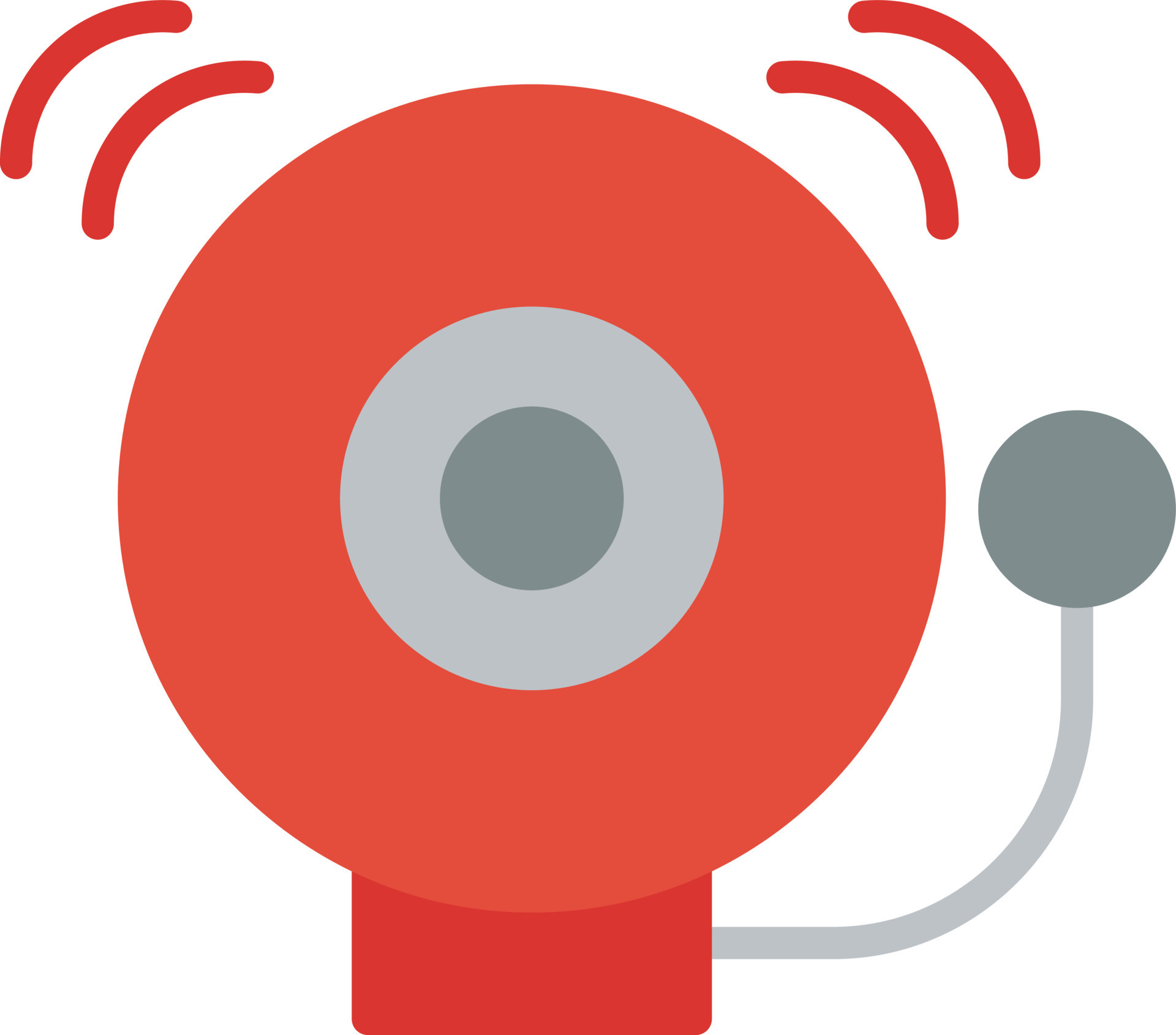 Buzzer Flat Icon 13951129 Vector Art at Vecteezy