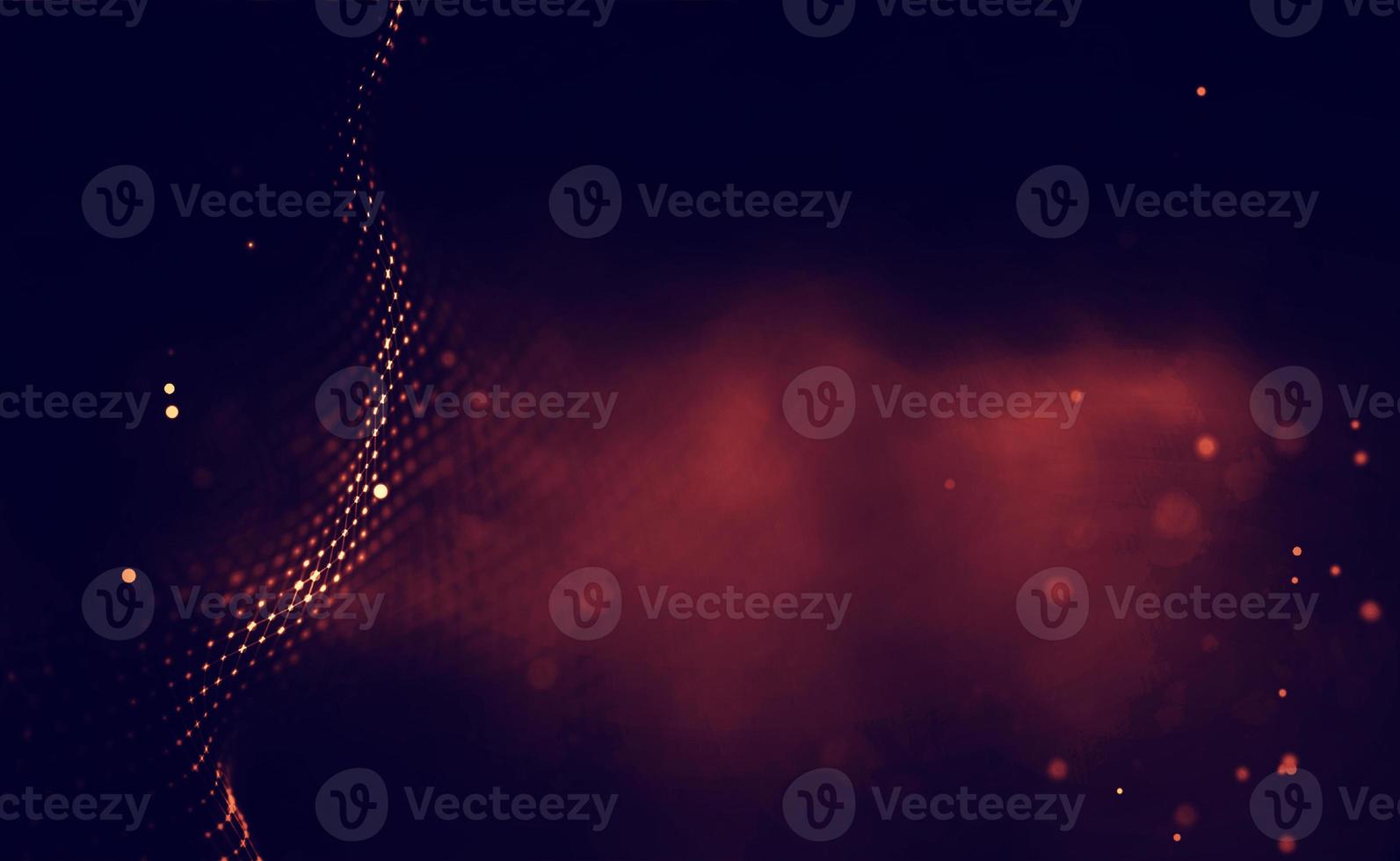 Abstract fire mesh background.Polygonal structure. photo
