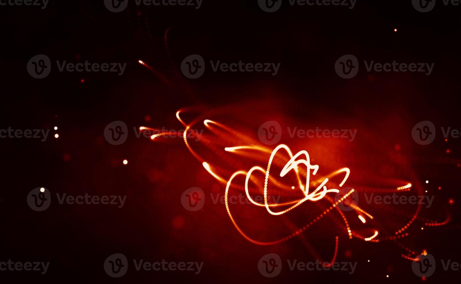 Abstract fire mesh background.Polygonal structure. photo