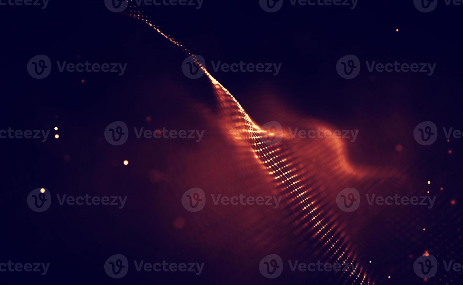 Abstract fire mesh background.Polygonal structure. photo