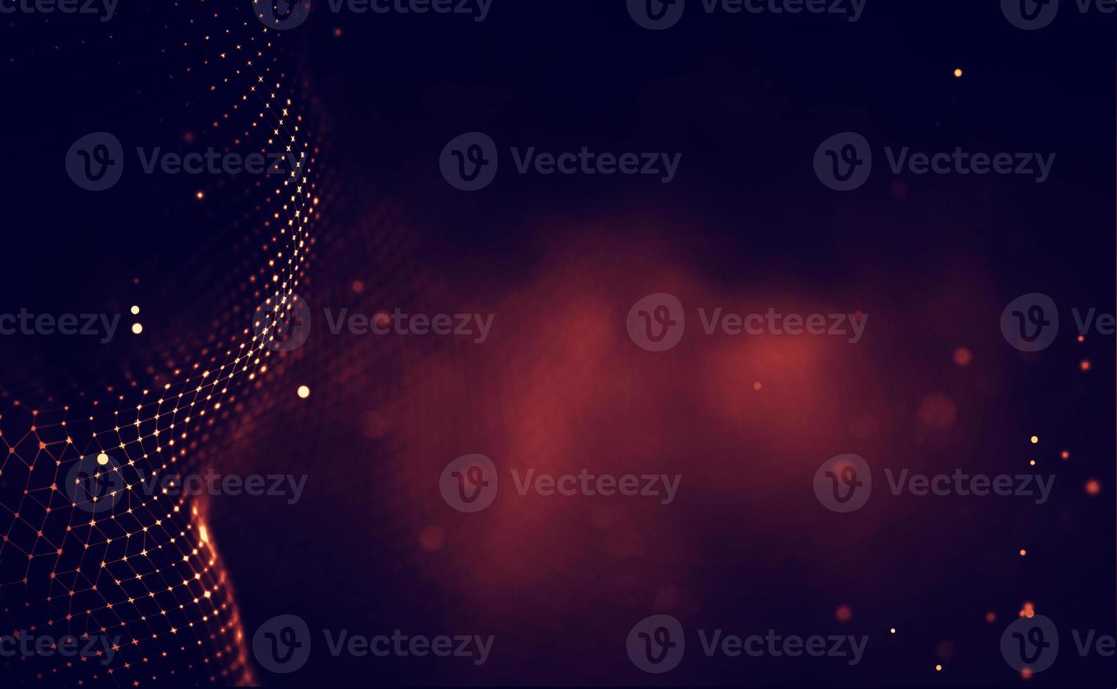Abstract fire mesh background.Polygonal structure. photo