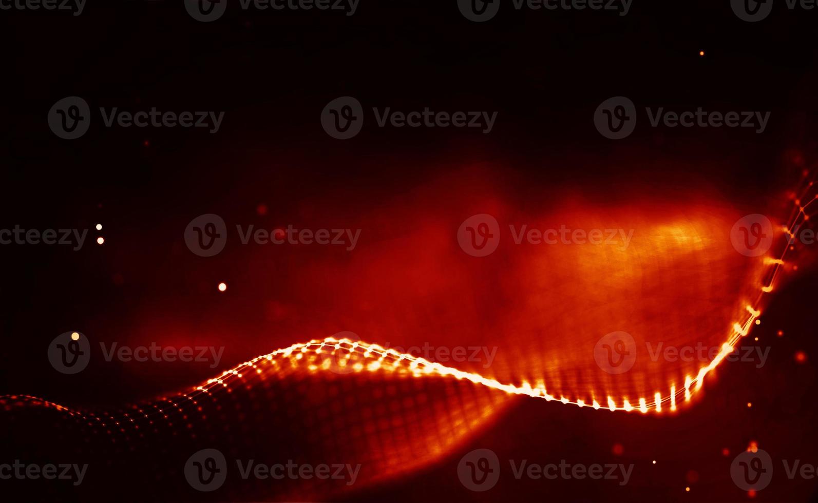 Abstract fire mesh background.Polygonal structure. photo