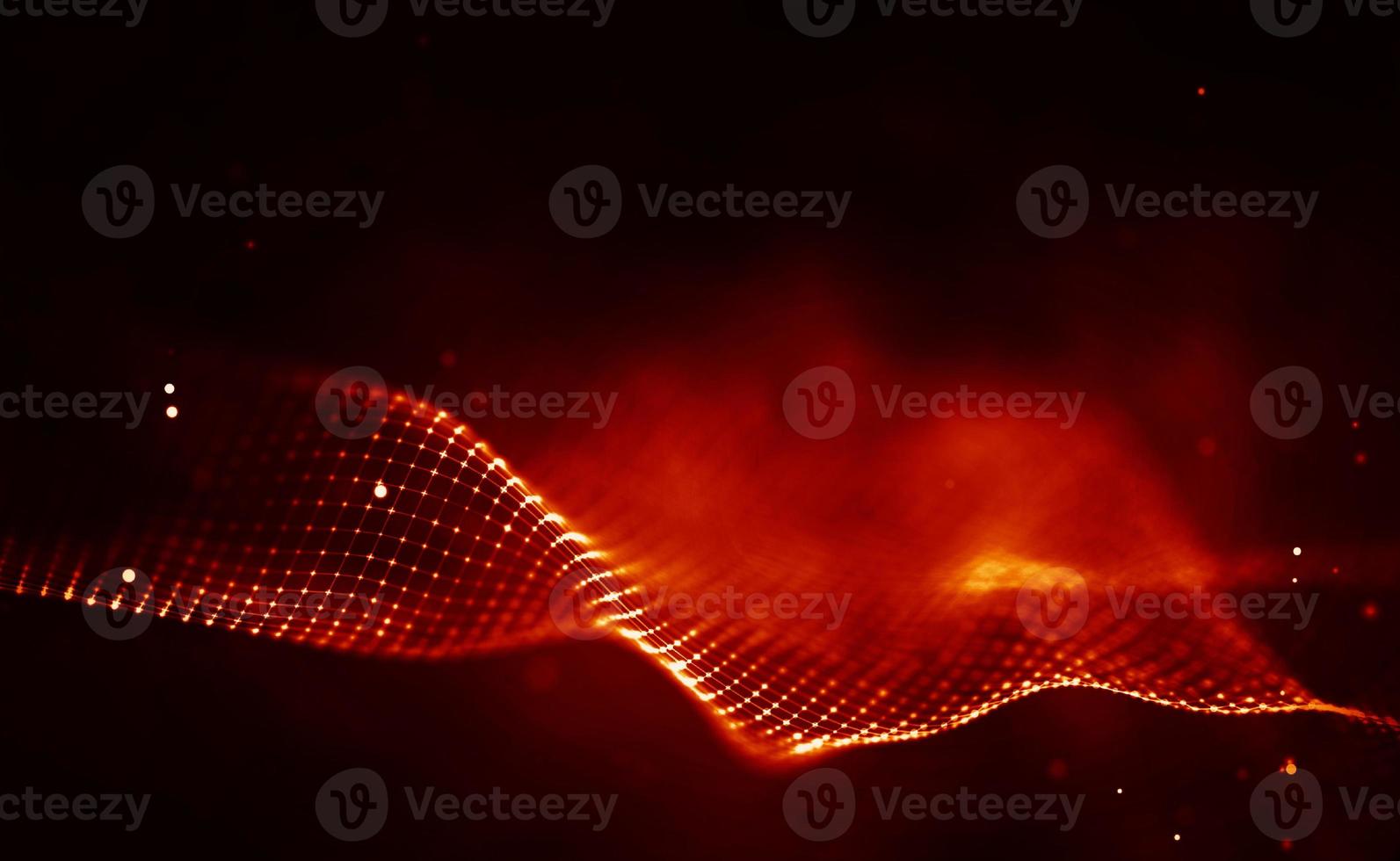 Abstract fire mesh background.Polygonal structure. photo