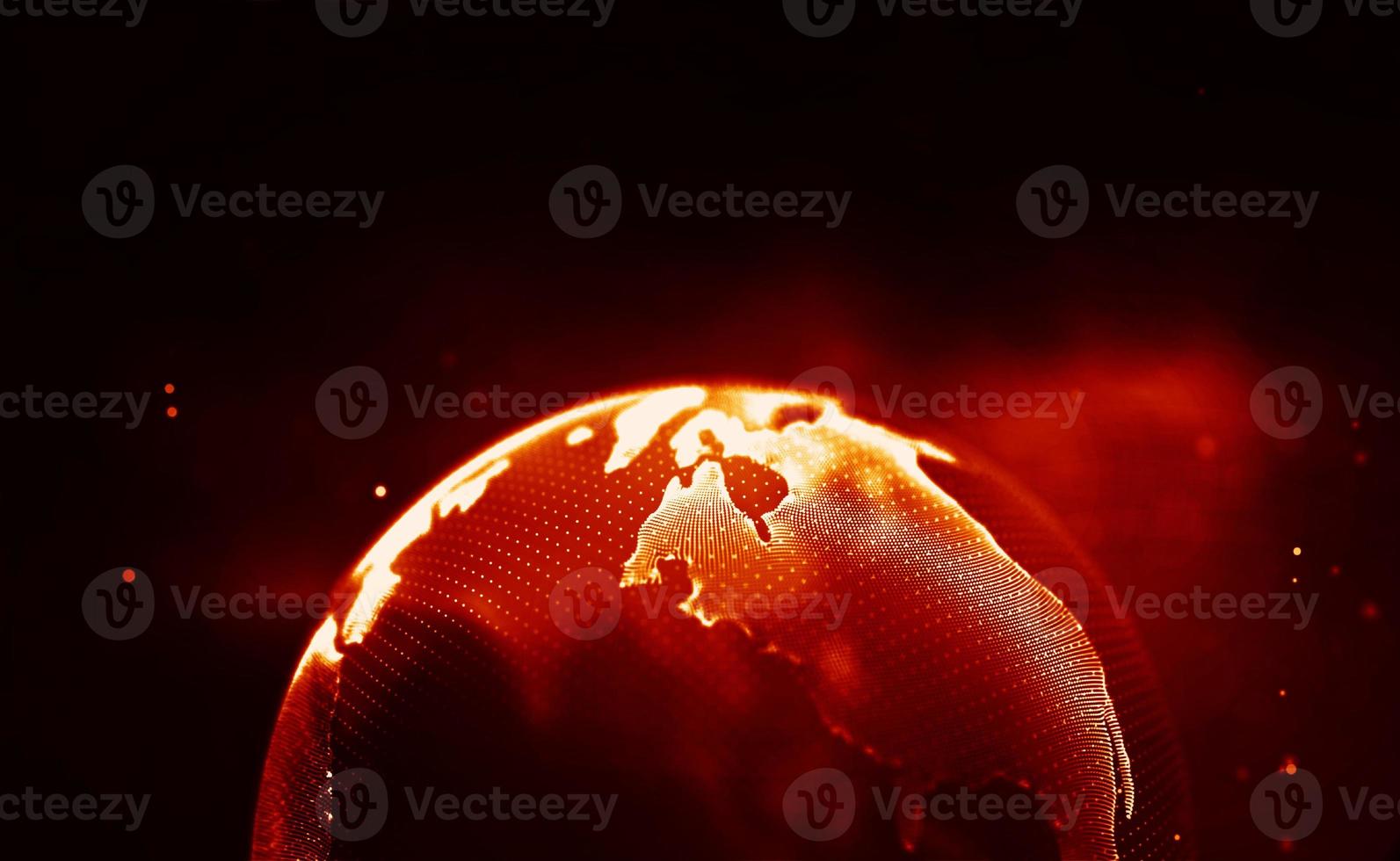 Abstract fire mesh background.Polygonal structure. photo