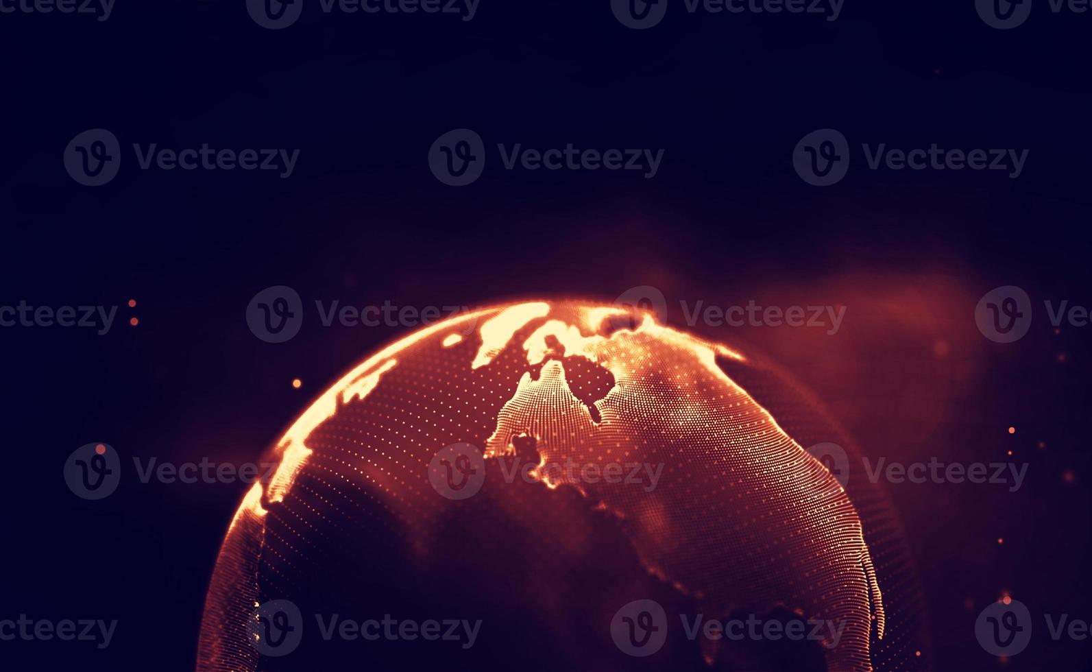 Abstract fire mesh background.Polygonal structure. photo