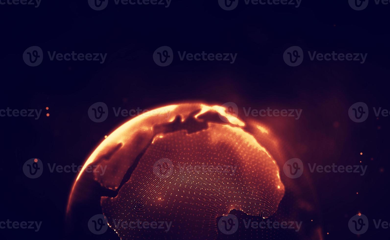 Abstract fire mesh background.Polygonal structure. photo