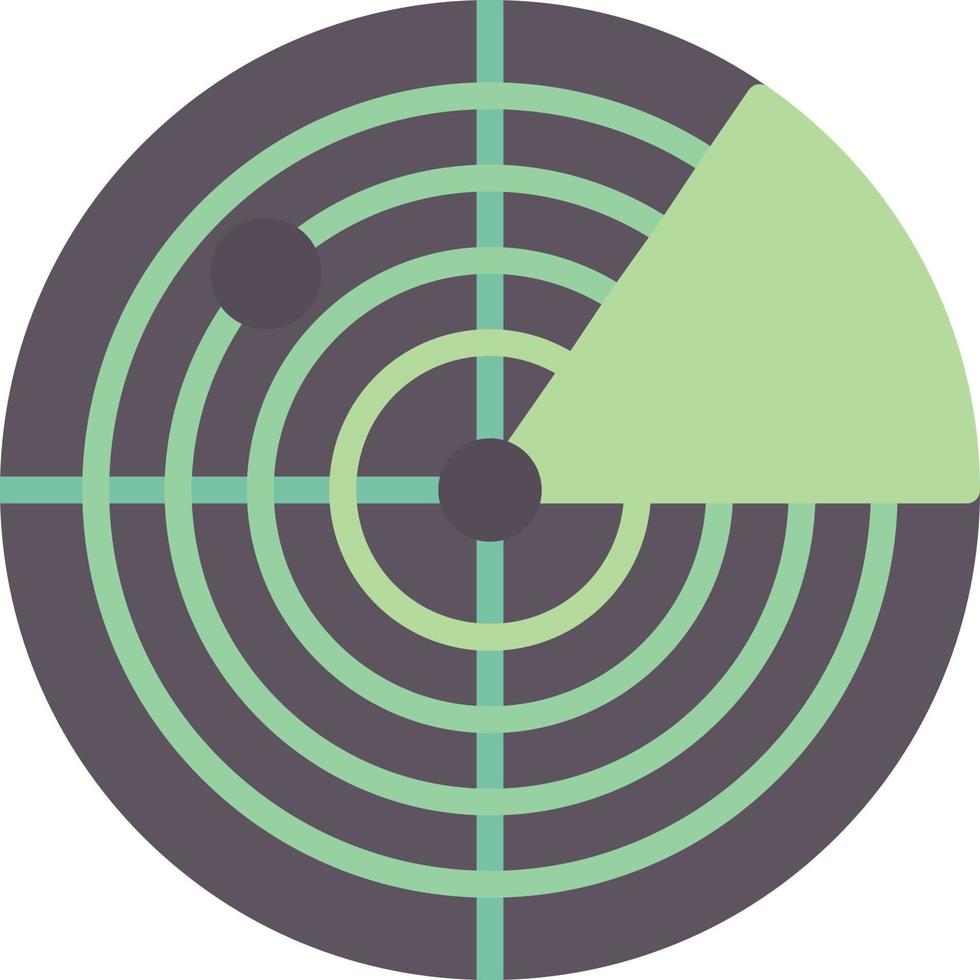 Radar Flat Icon vector