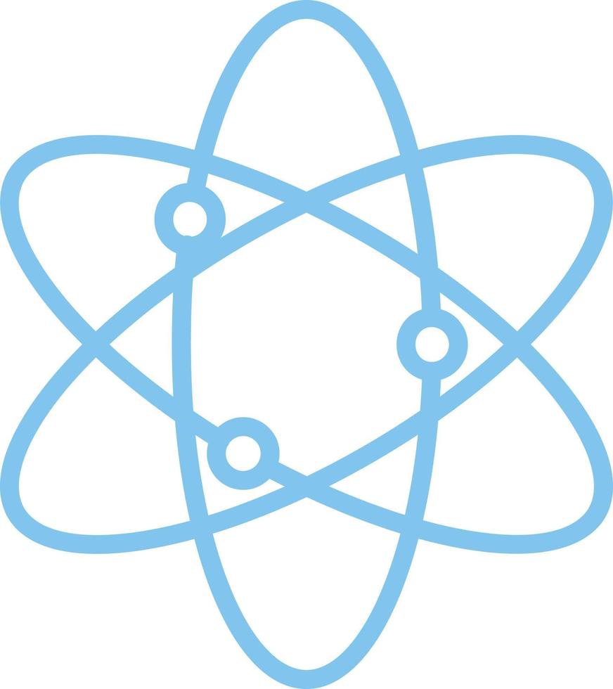 Atom Flat Icon vector
