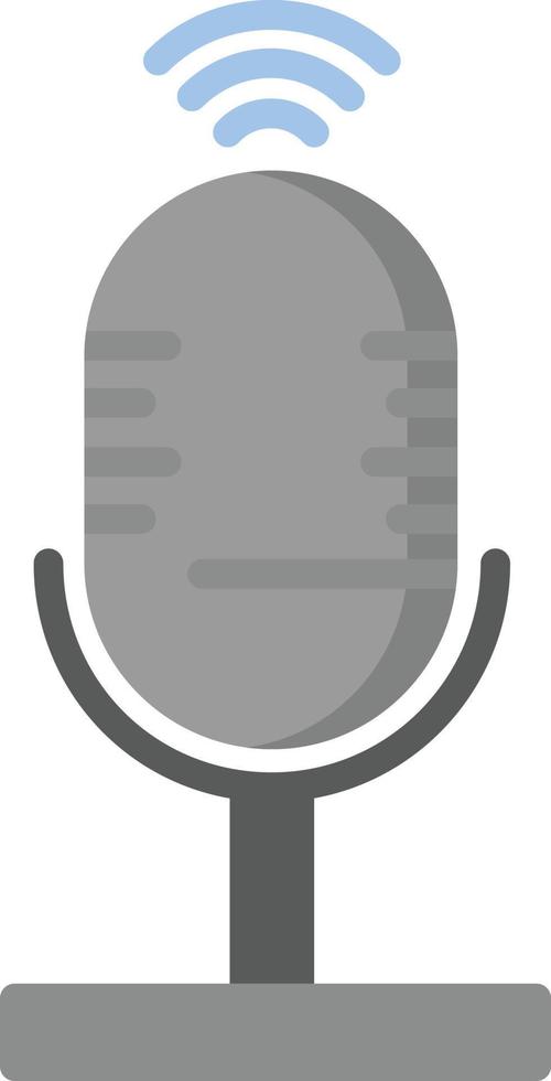 Voice Control Flat Icon vector