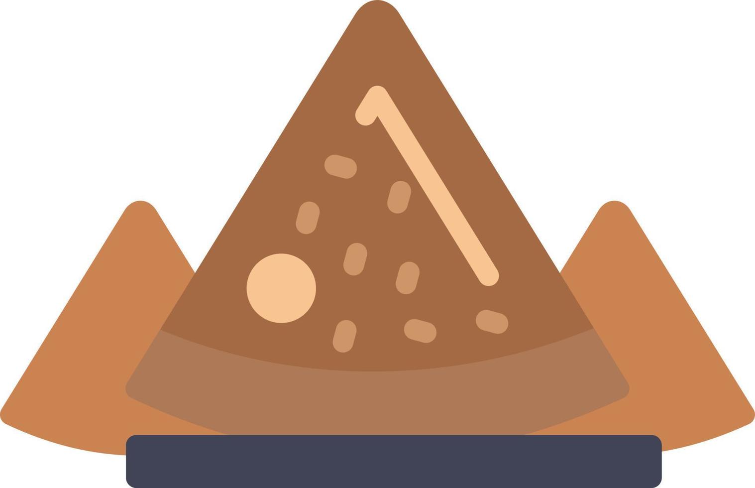 Samosa Flat Icon vector