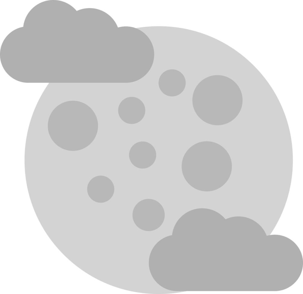 Moon Flat Icon vector