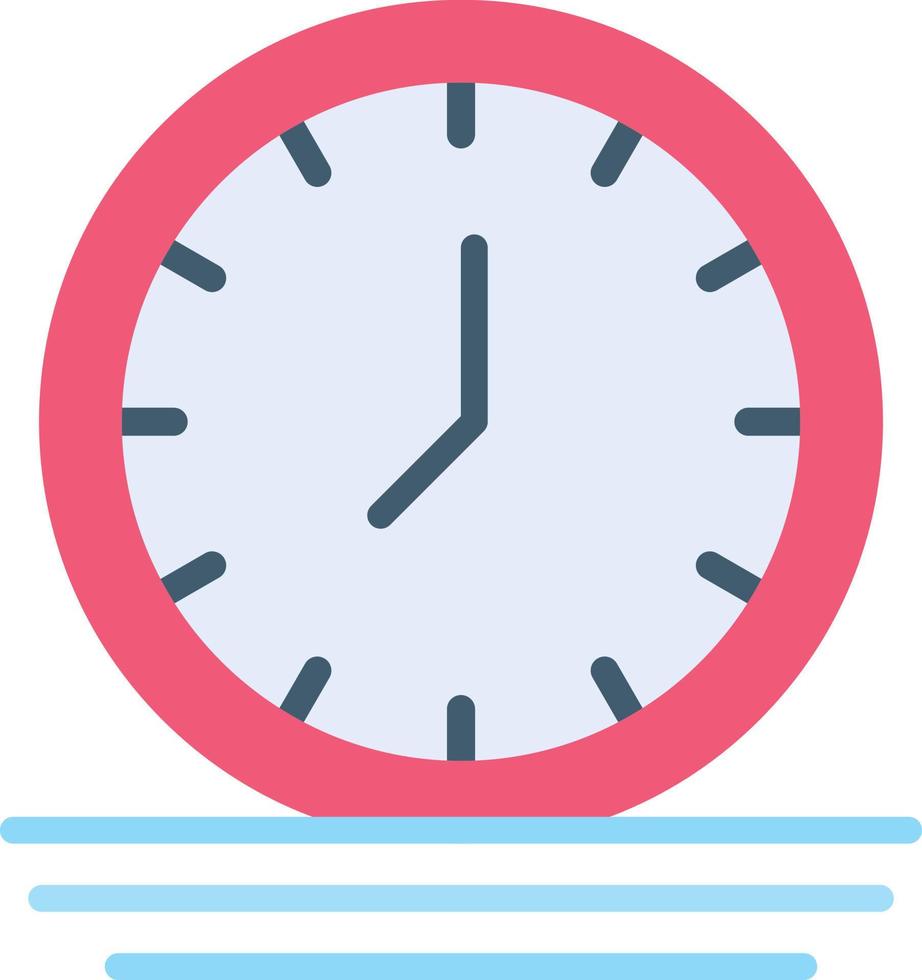 Clock Flat Icon vector