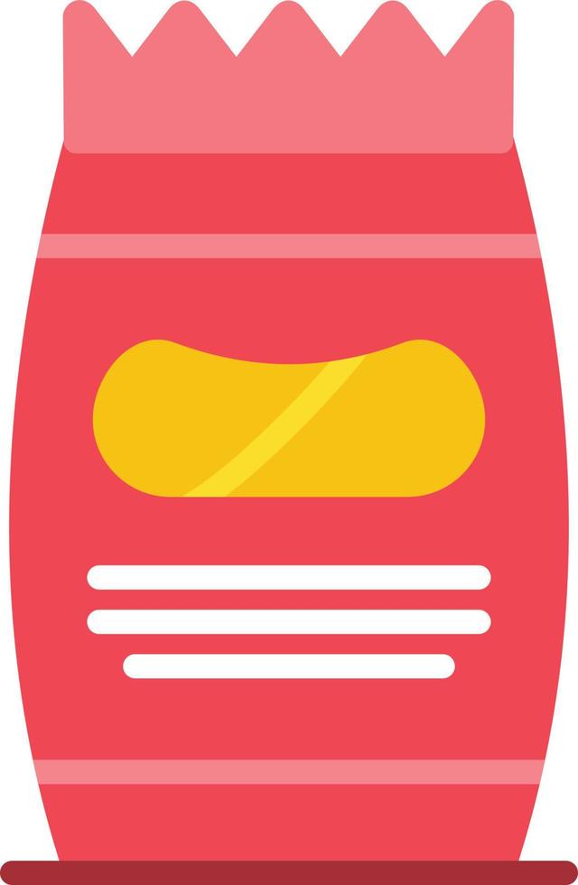 Snacks Flat Icon vector