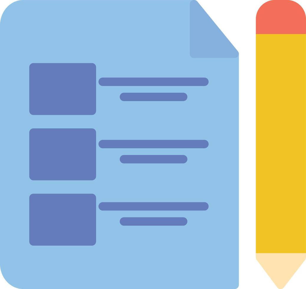 Form Flat Icon vector