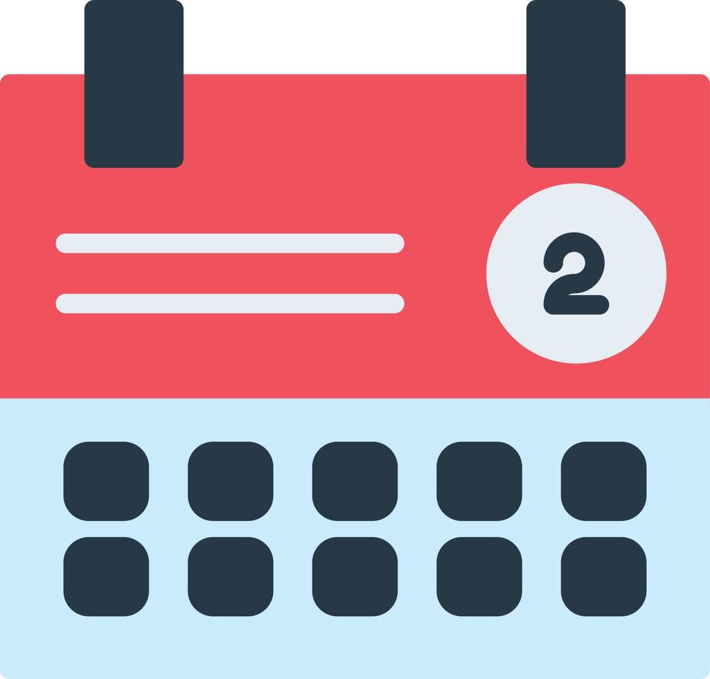Calendar Flat Icon vector