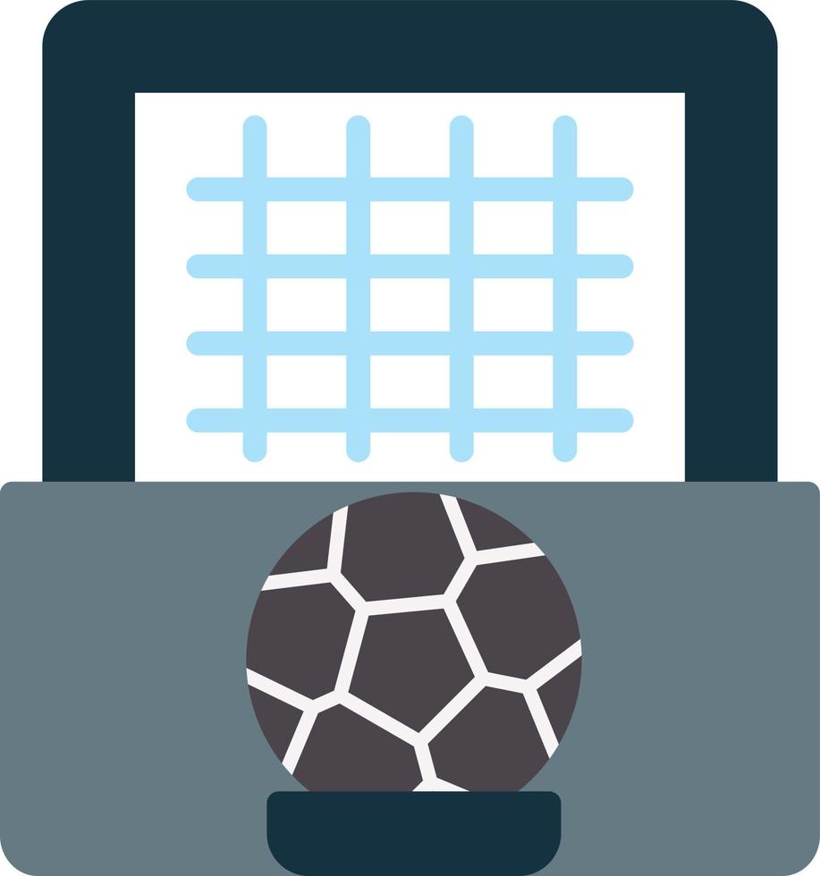 Penalty Kick Flat Icon vector