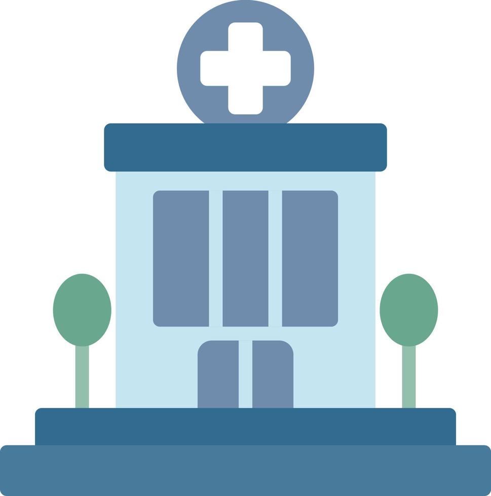 Hospital Flat Icon vector