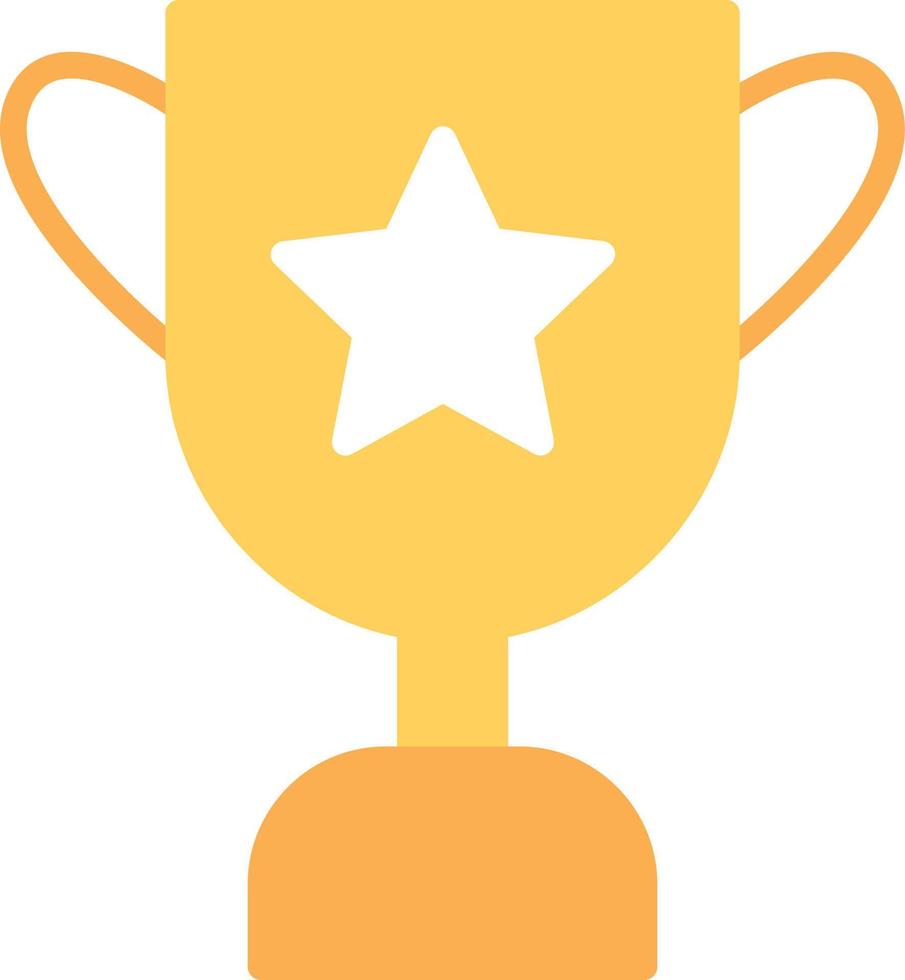 Trophy Flat Icon vector