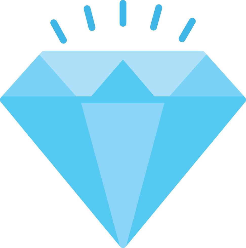 Diamond Flat Icon vector