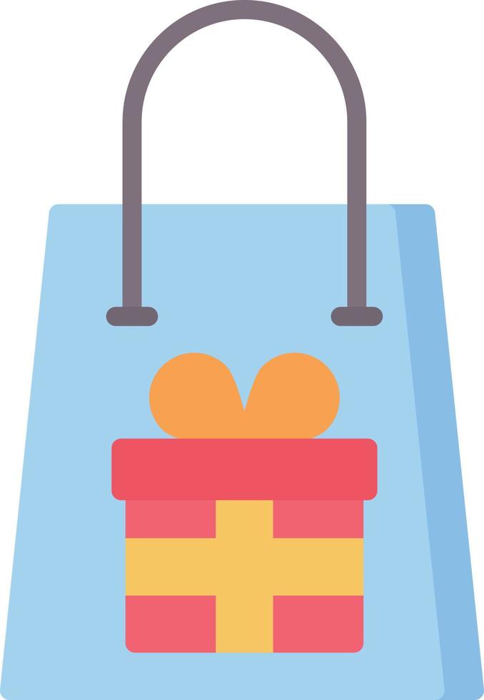 Gift Bag Flat Icon vector