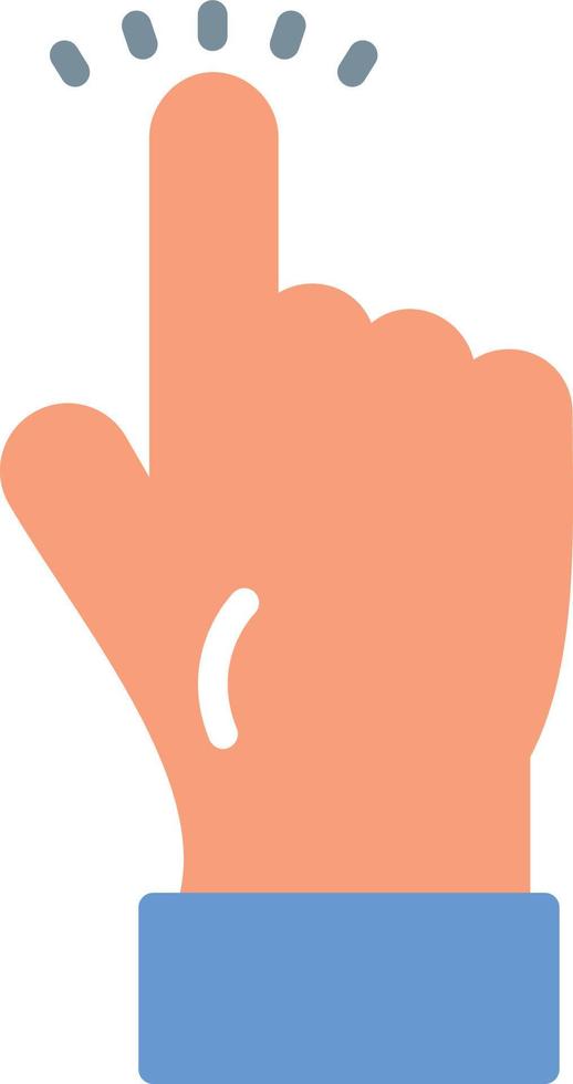 Finger Flat Icon vector