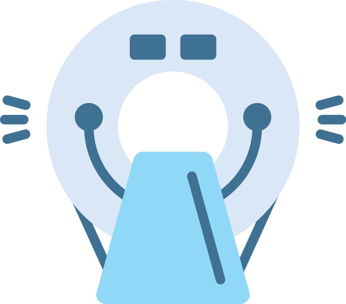 CT Scan Flat Icon vector