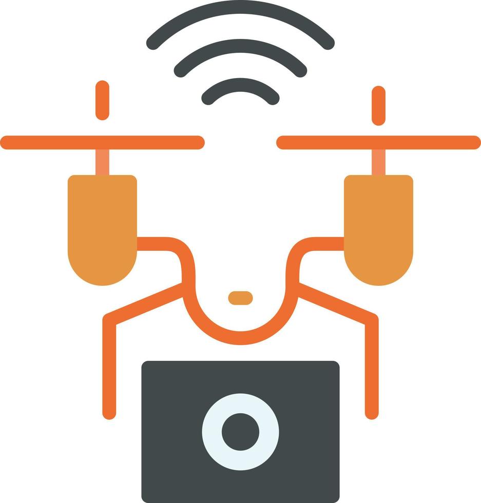 Drone Flat Icon vector