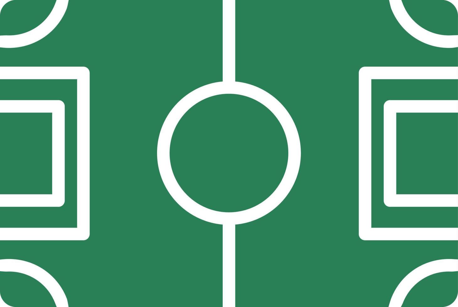 Soccer Field Flat Icon vector