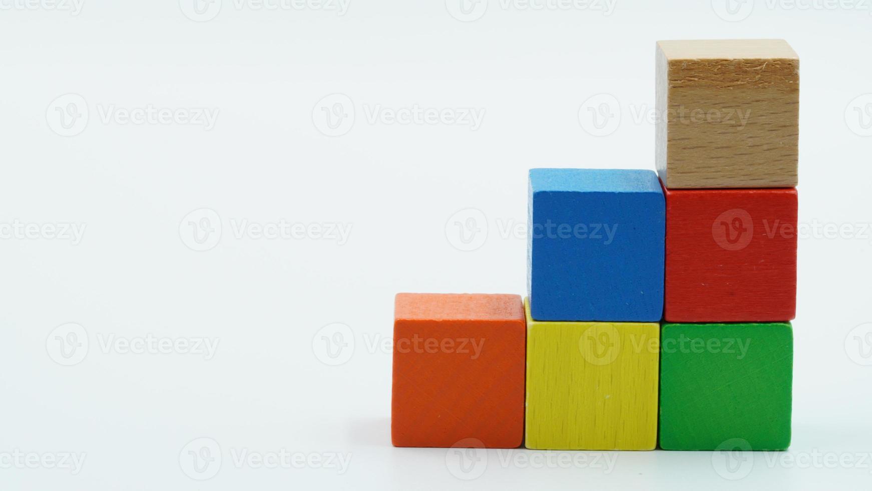 wooden building blocks wood cube building blocks photo