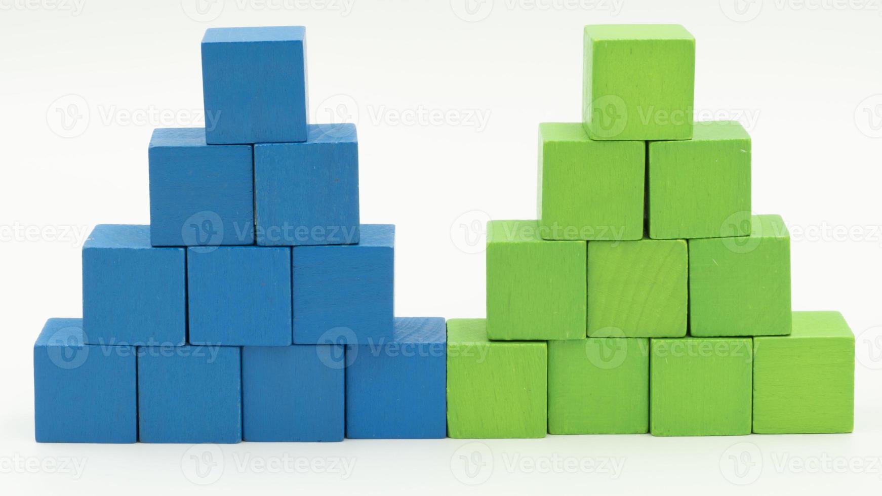 wooden building blocks wood cube building blocks photo