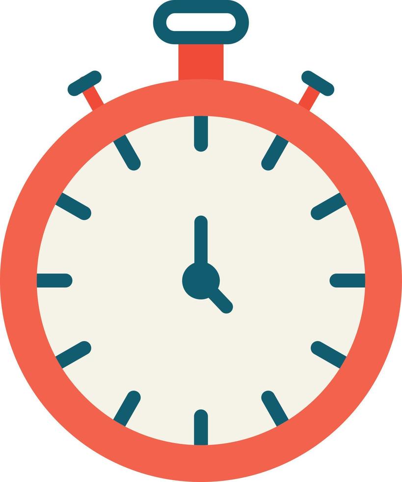 Timer Flat Flat Icon vector