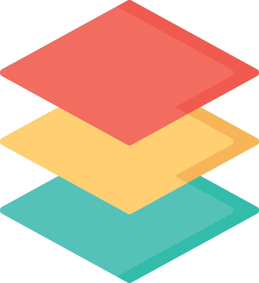 Layer Flat Icon vector