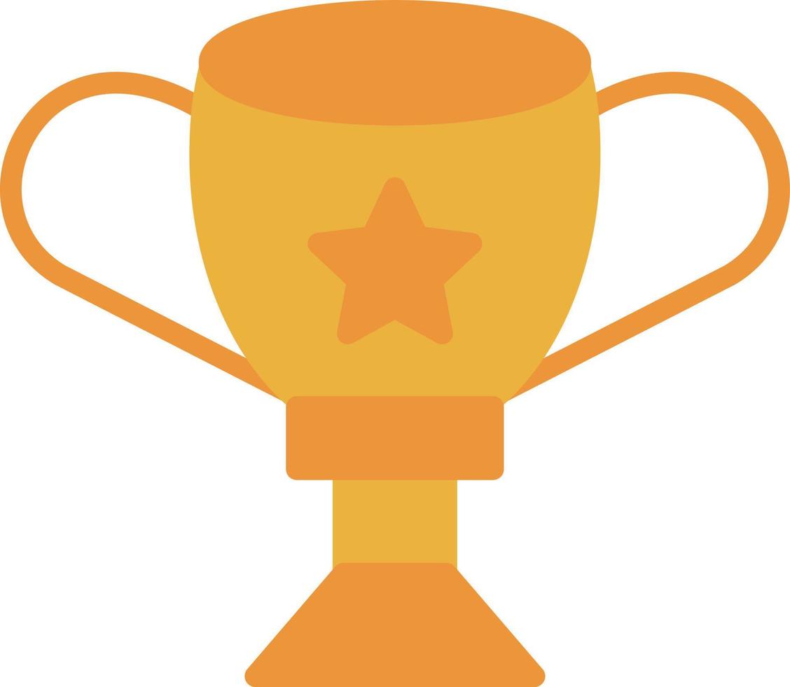 Trophy Flat Icon vector