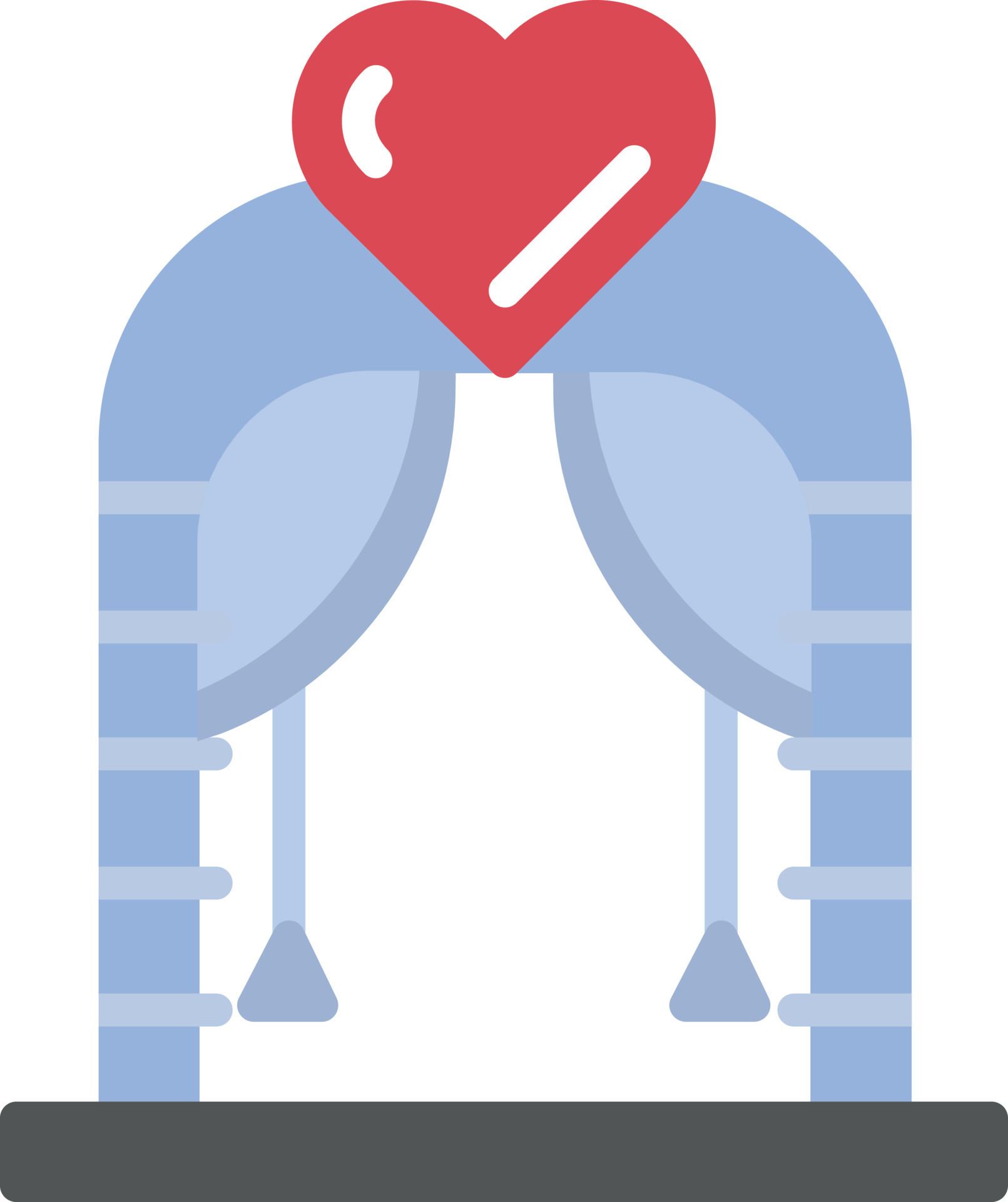 Wedding Arch Flat Icon 13952771 Vector Art at Vecteezy