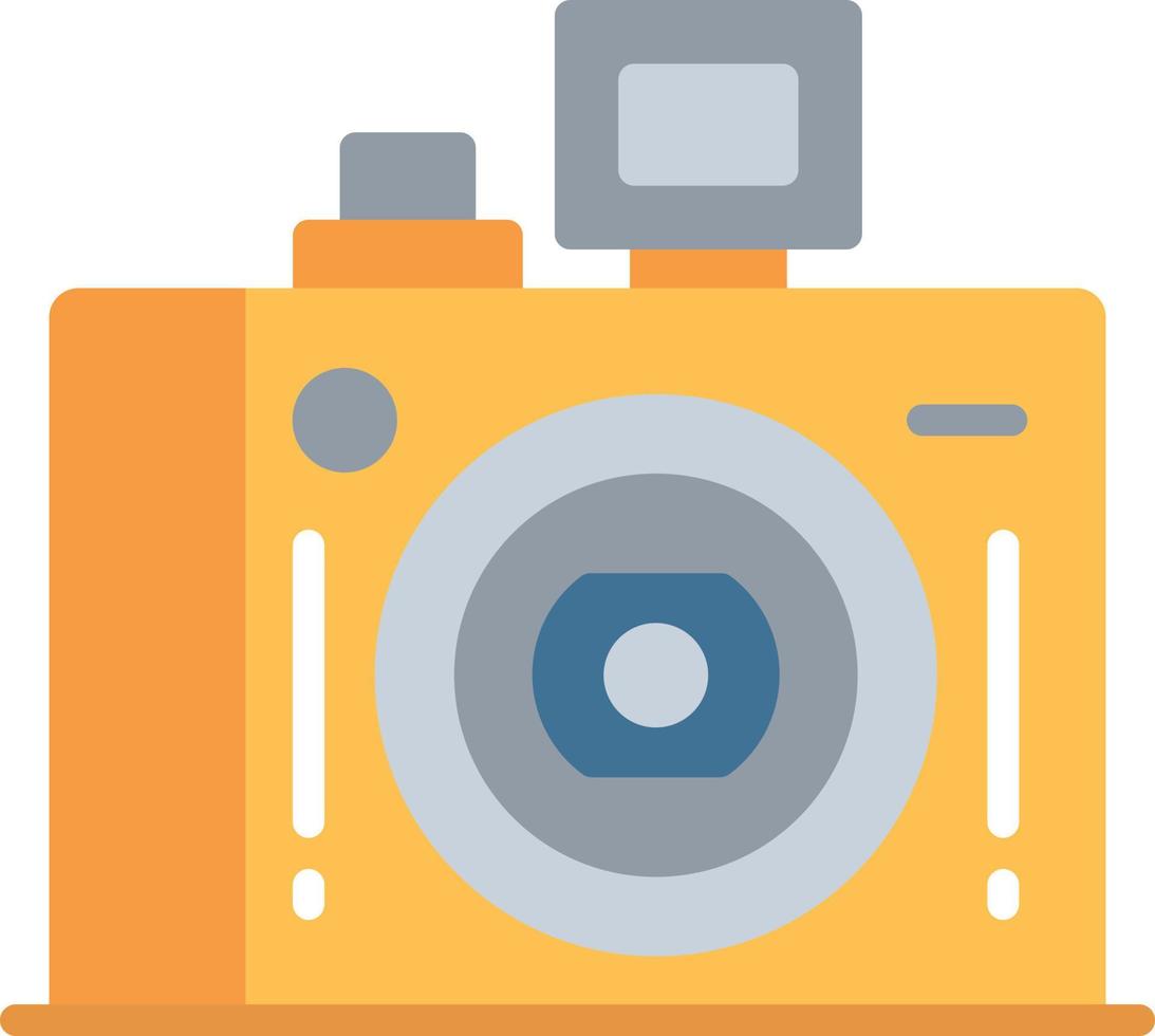 Compact Camera Flat Icon vector