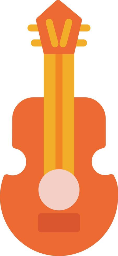 Guitar Flat Icon vector