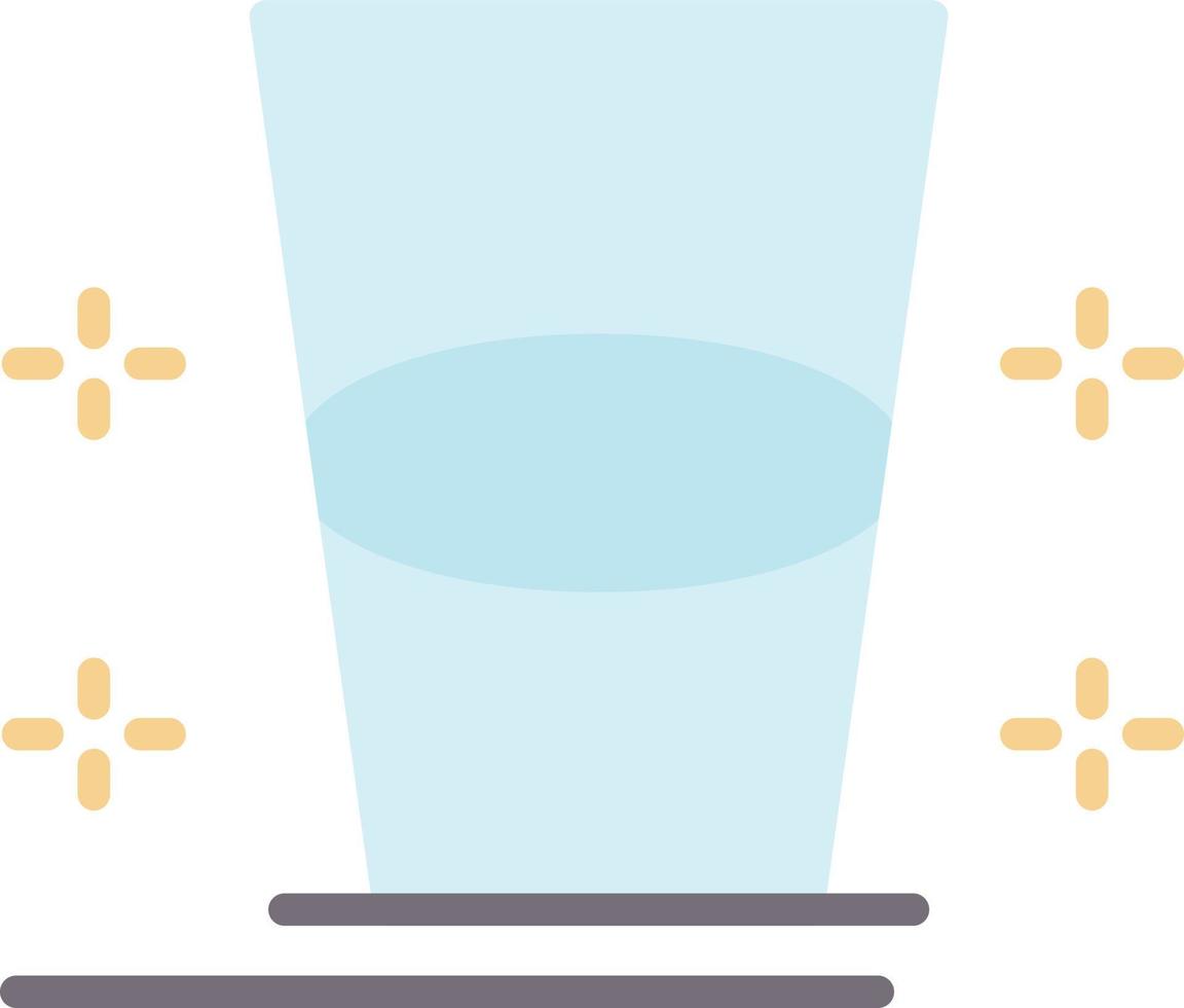 Glass Flat Icon vector