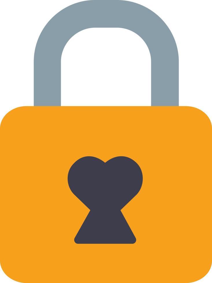 Lock Flat Icon vector