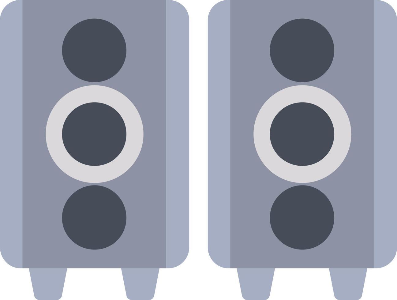 Loudspeaker Flat Icon vector